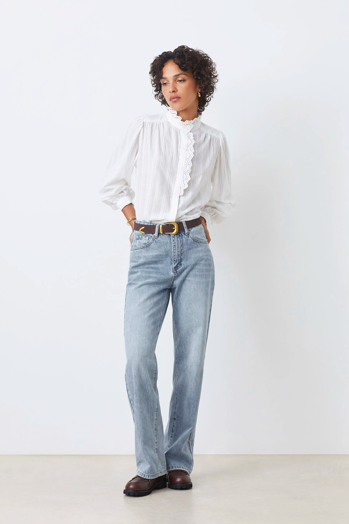 Blusa bordada algodón – Suncoo