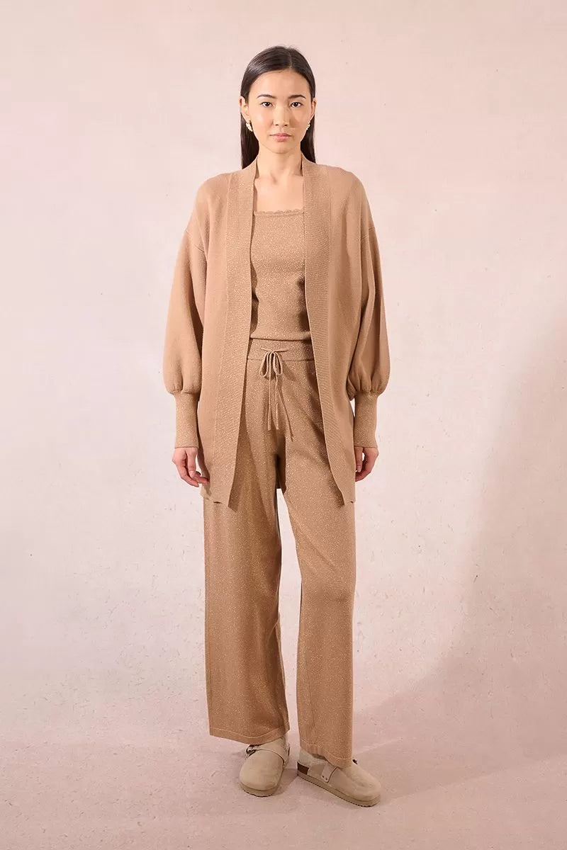 Cardigan abierto en punto irisado - Molly Bracken