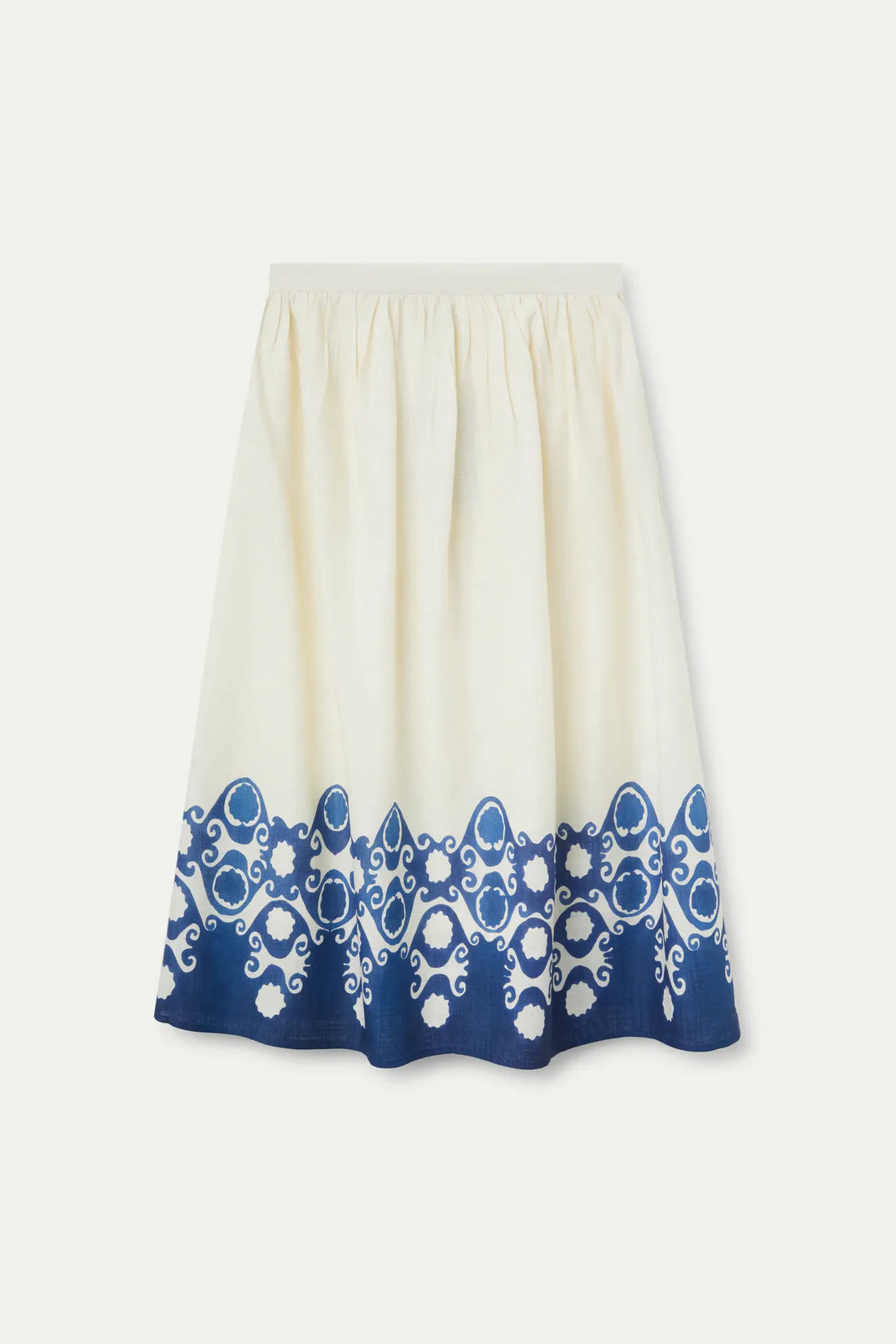 Falda midi – estampado