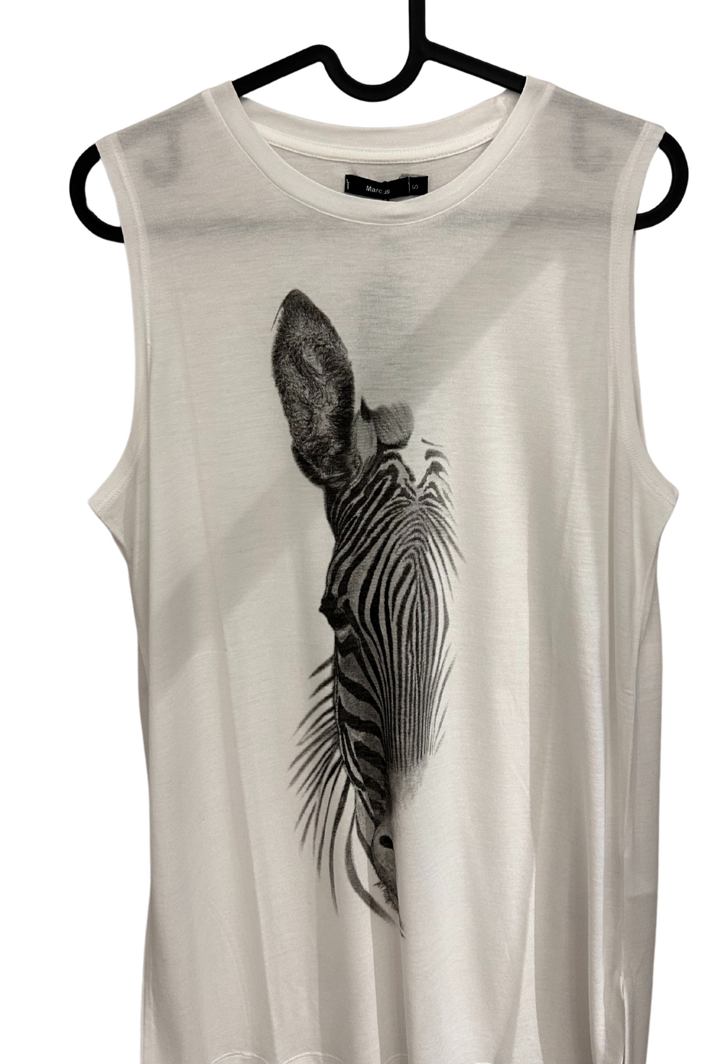Camiseta zebra blanca