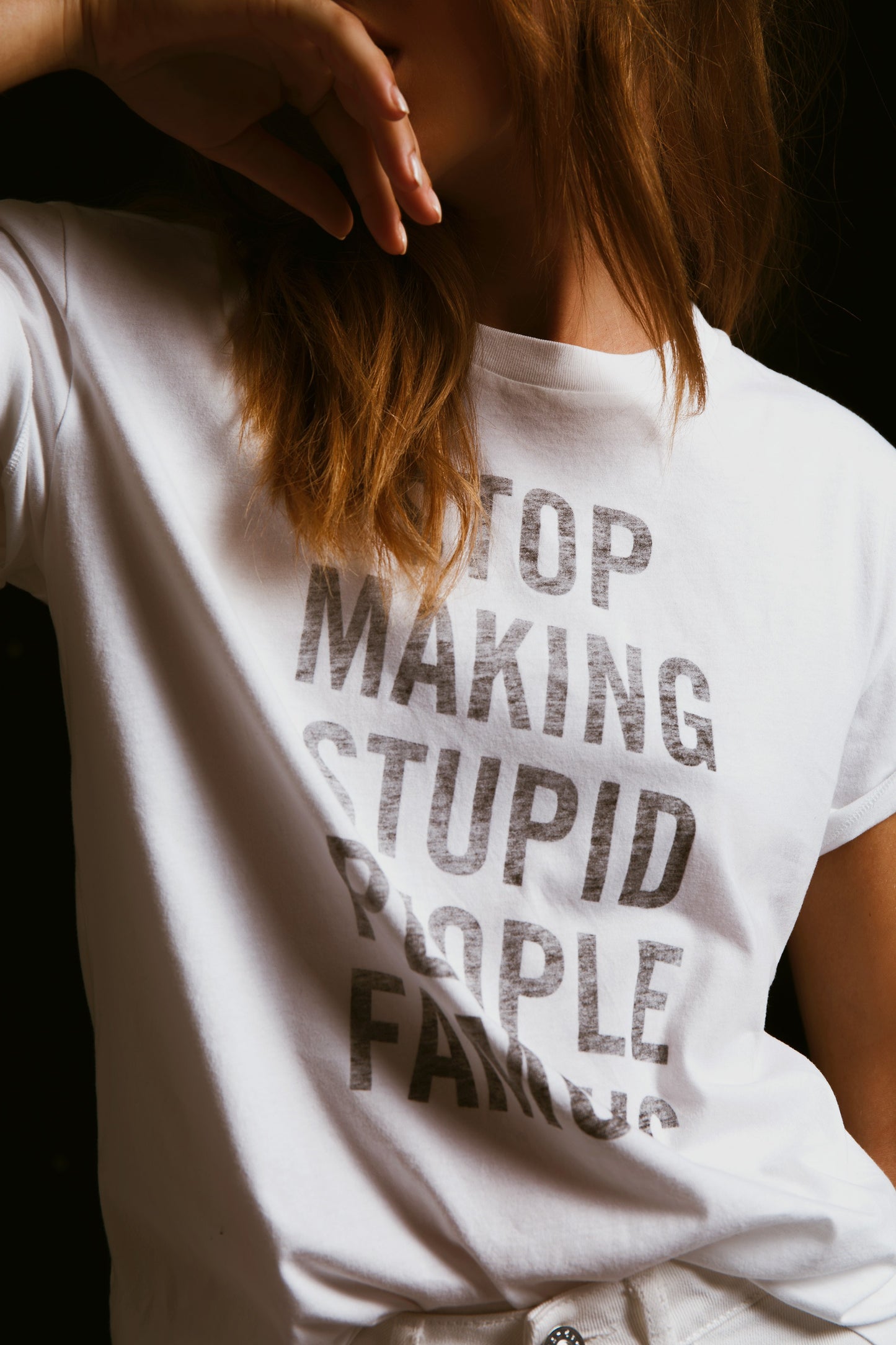 Camiseta stupid people