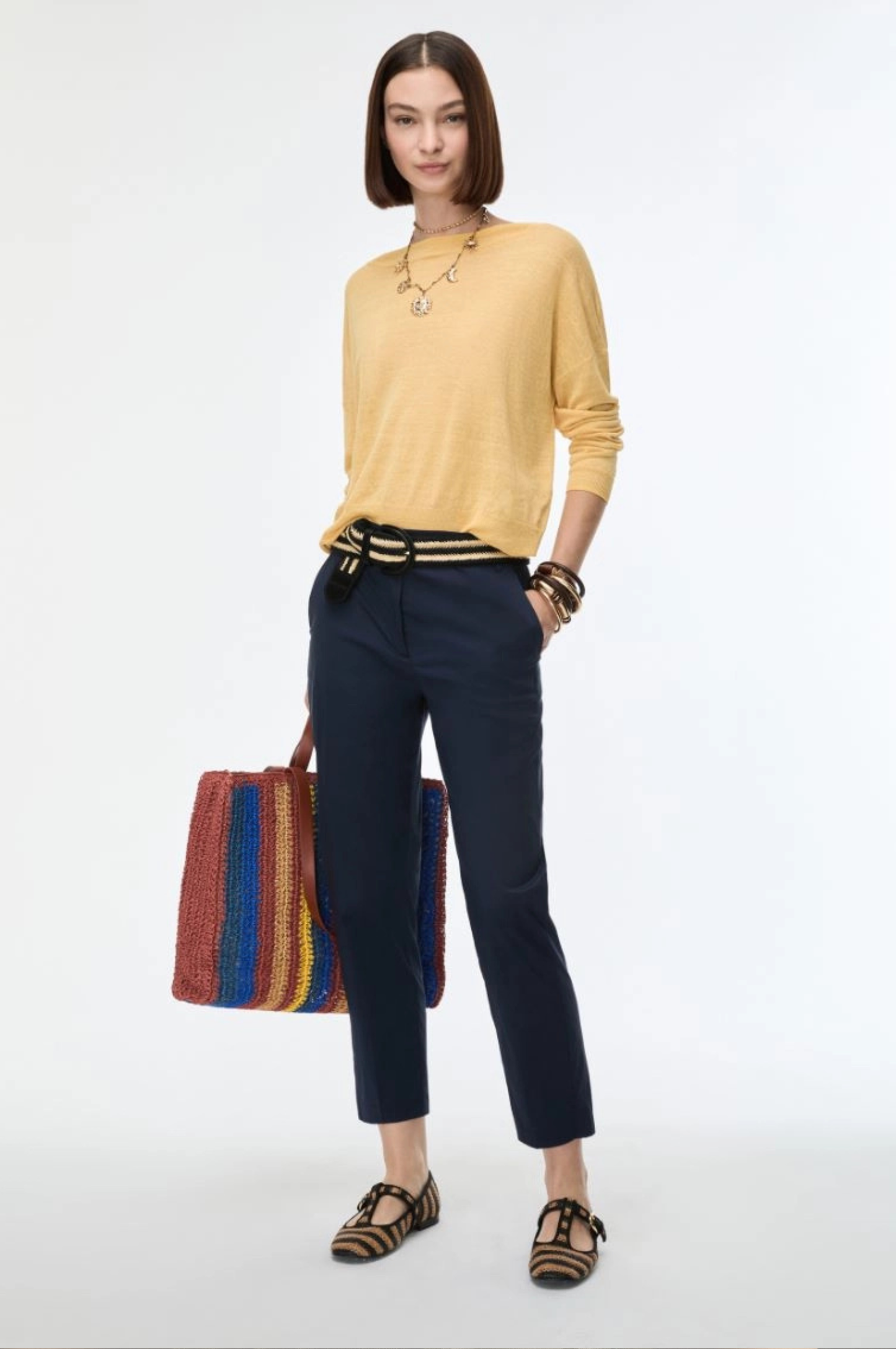 SEMI-FITTED TROUSERS - IBLUES