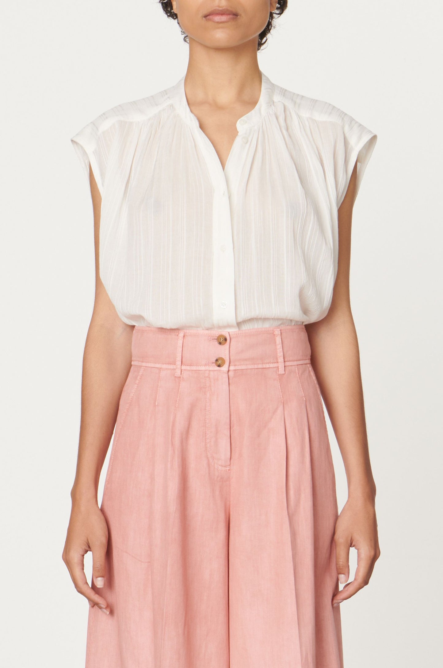 BLUSA CLIO EN BLANCO  – VANESSA BRUNO