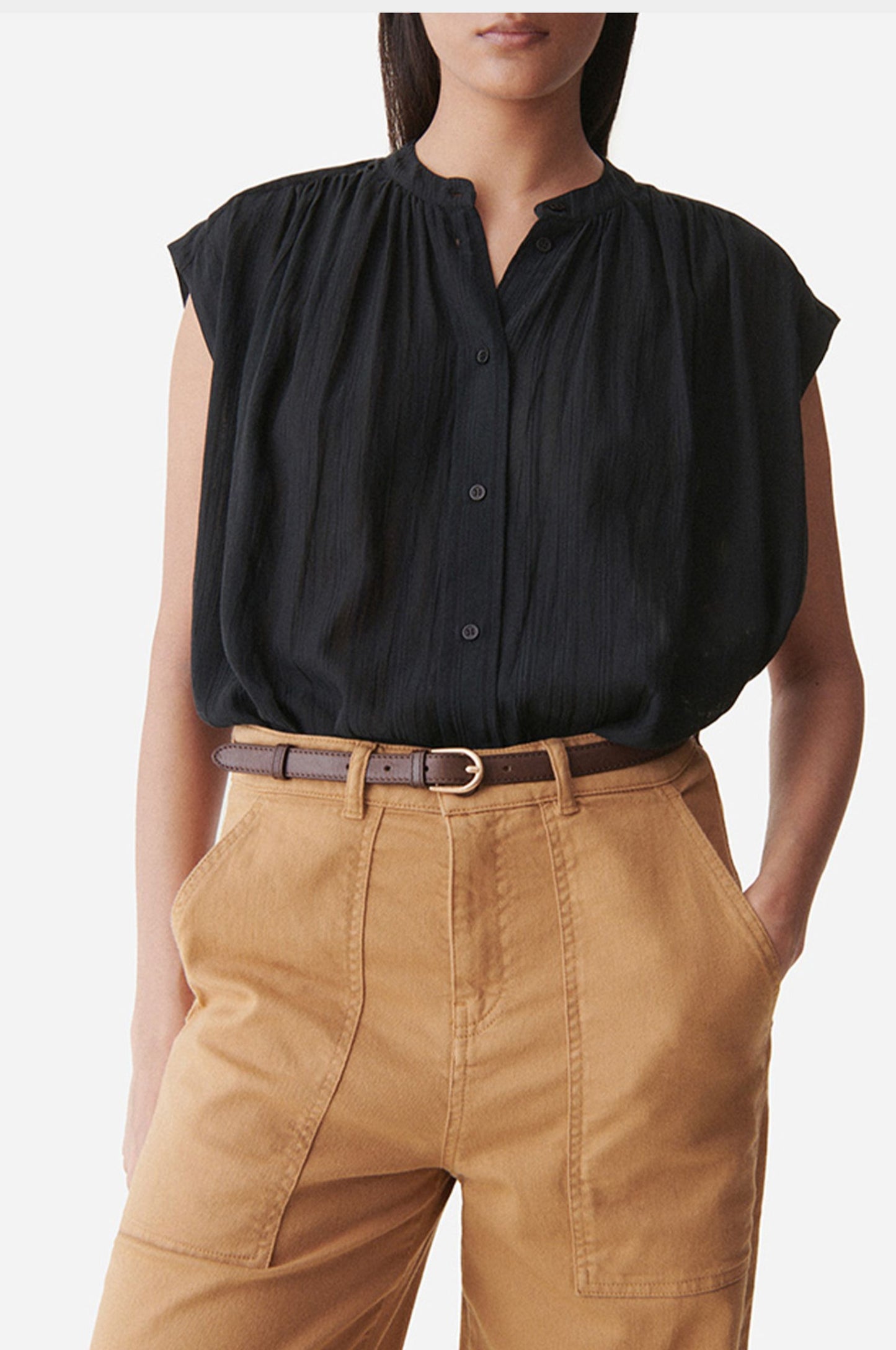 BLUSA CLIO EN NEGRO  – VANESSA BRUNO