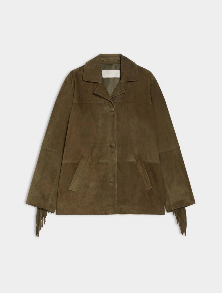 CHAQUETA DE PIEL & FLECOS– IBLUES