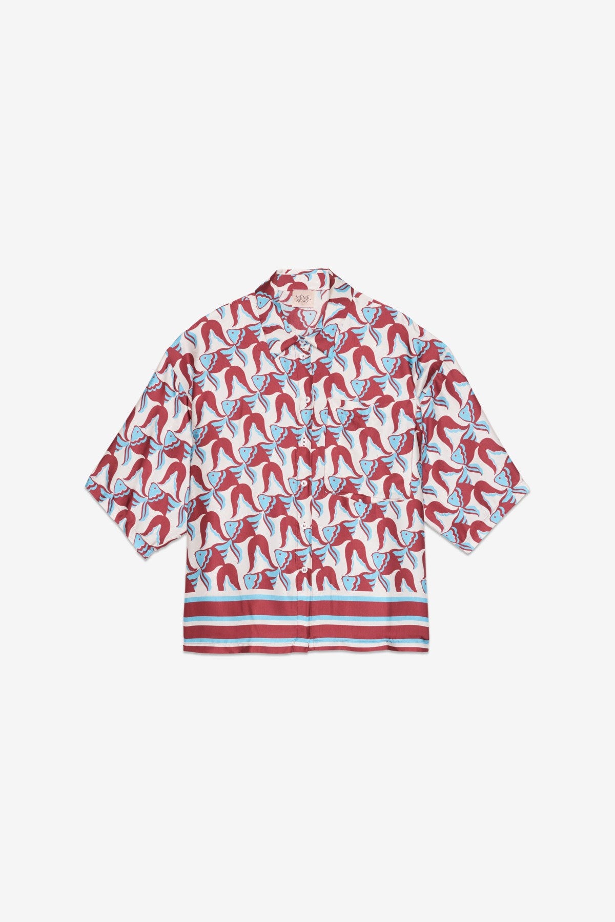 CAMISA ESTAMPADA PECES – MEME ROAD