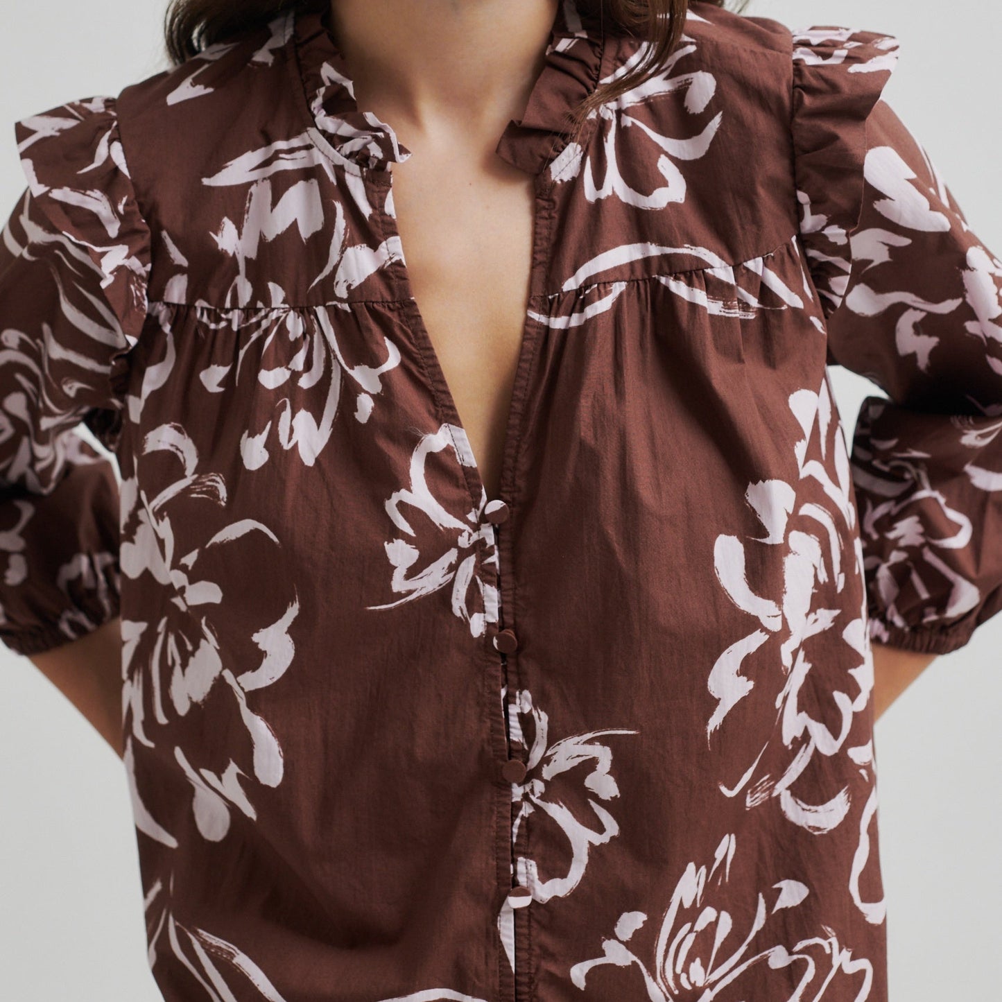 Blusa algodon con estampado