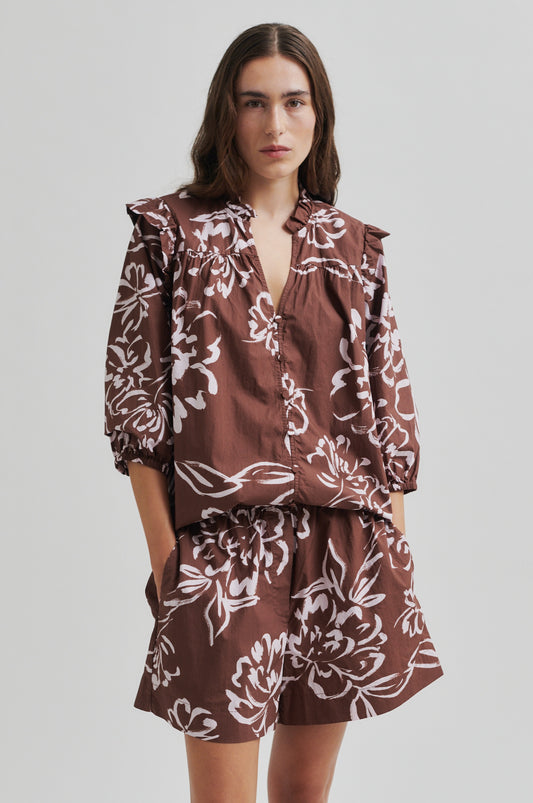 Blusa algodon con estampado
