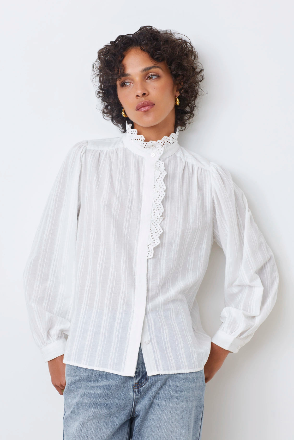 Blusa bordada algodón – Suncoo