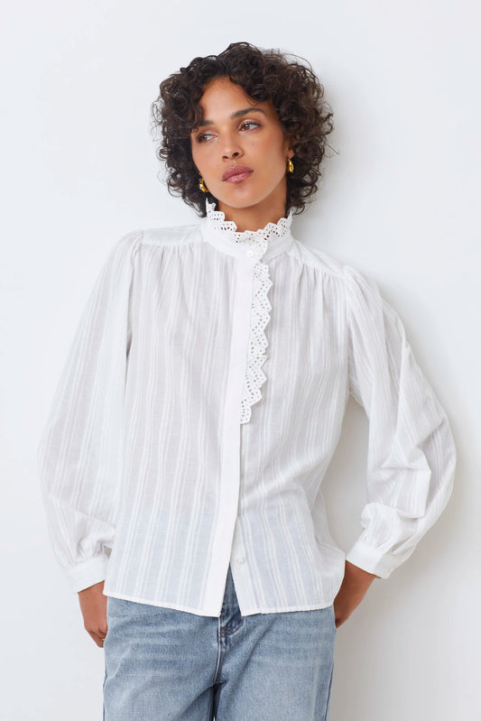 Blusa bordada algodón – Suncoo