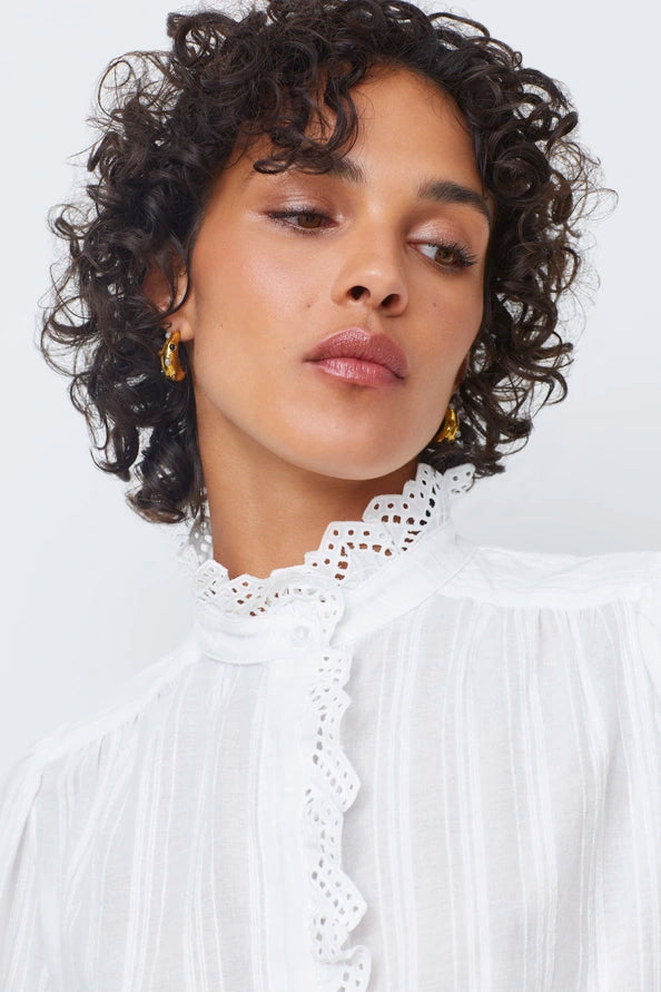 Blusa bordada algodón – Suncoo