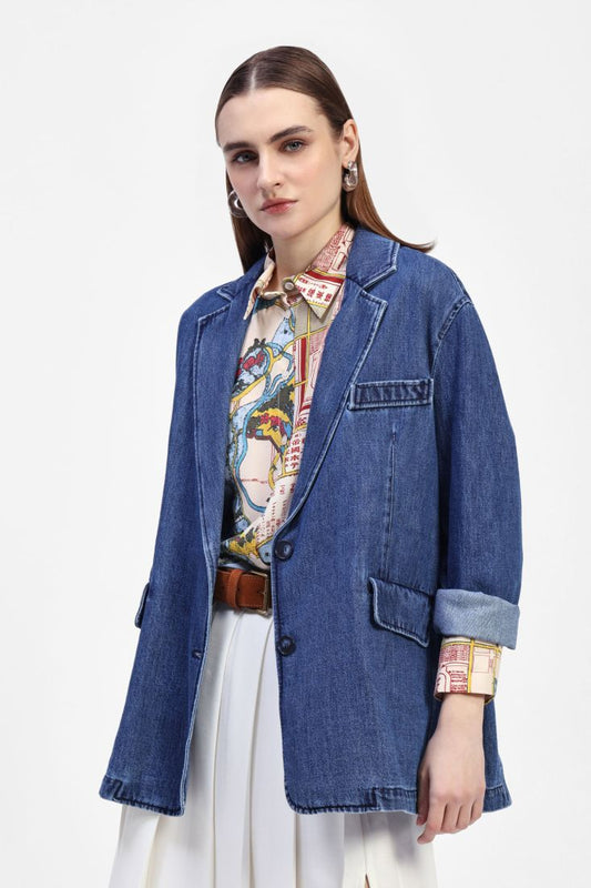 Blazer de denim - DIXIE