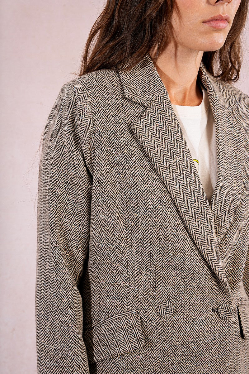 Blazer de manga larga con cuello y solapa - Molly Bracken