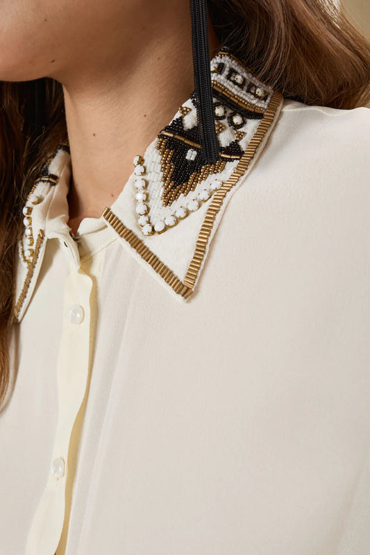 Camisa cuello étnico – SOUVENIR