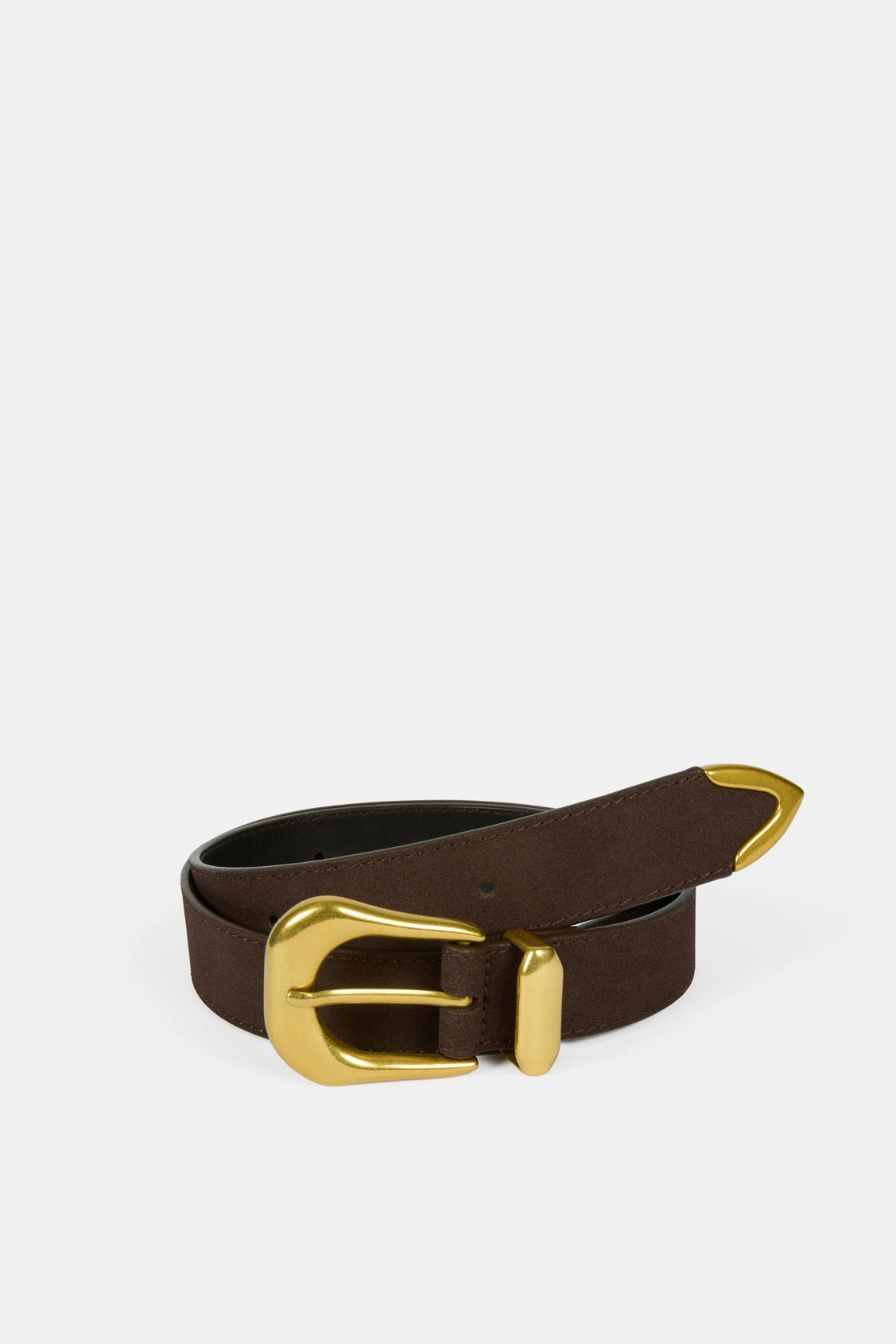 Cinturon de piel chocolate – Suncoo