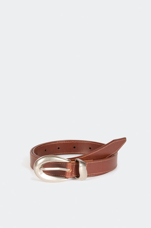 Cinturon de piel miel – Suncoo