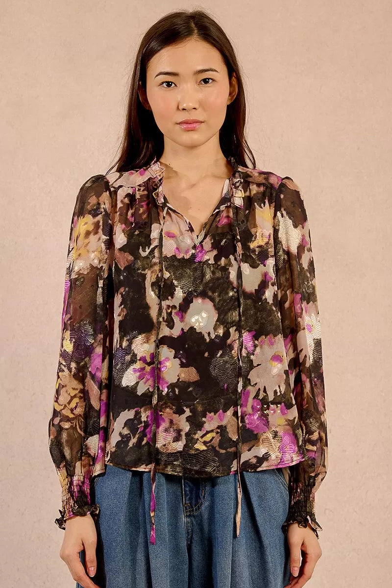 Camisa de manga larga con estampado floral - Molly Bracken