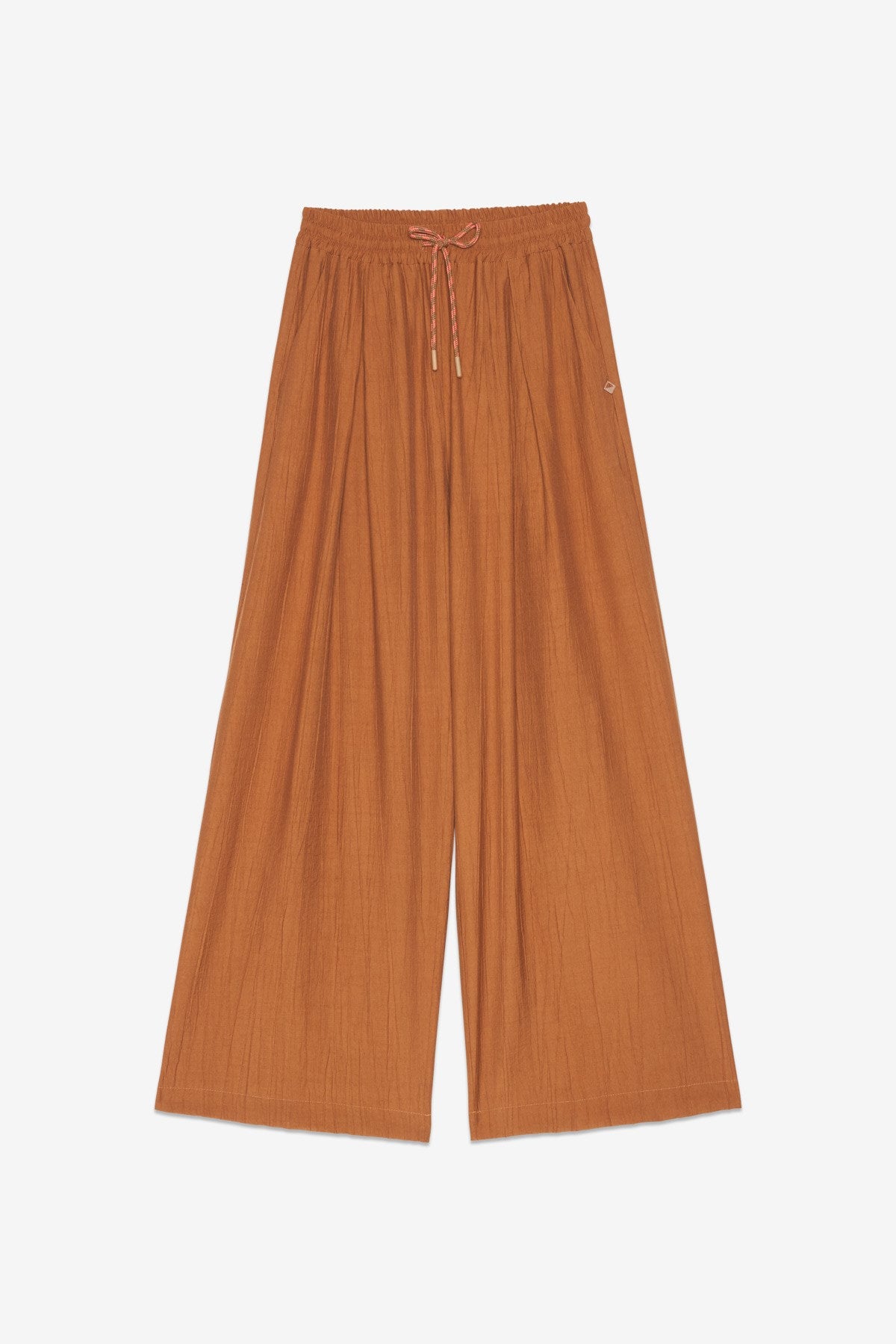 PANTALON PALAZZO MARRON– MEME ROAD
