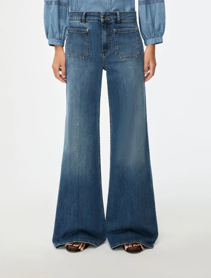 OVER FLARED DENIM - IBLUES