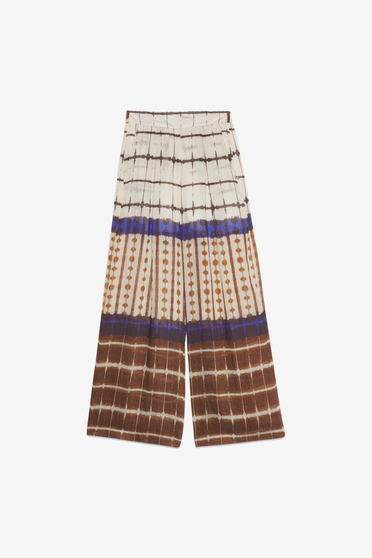 PANTALON PALAZZO CRUDO, MARRON, MORADO - MEME ROAD