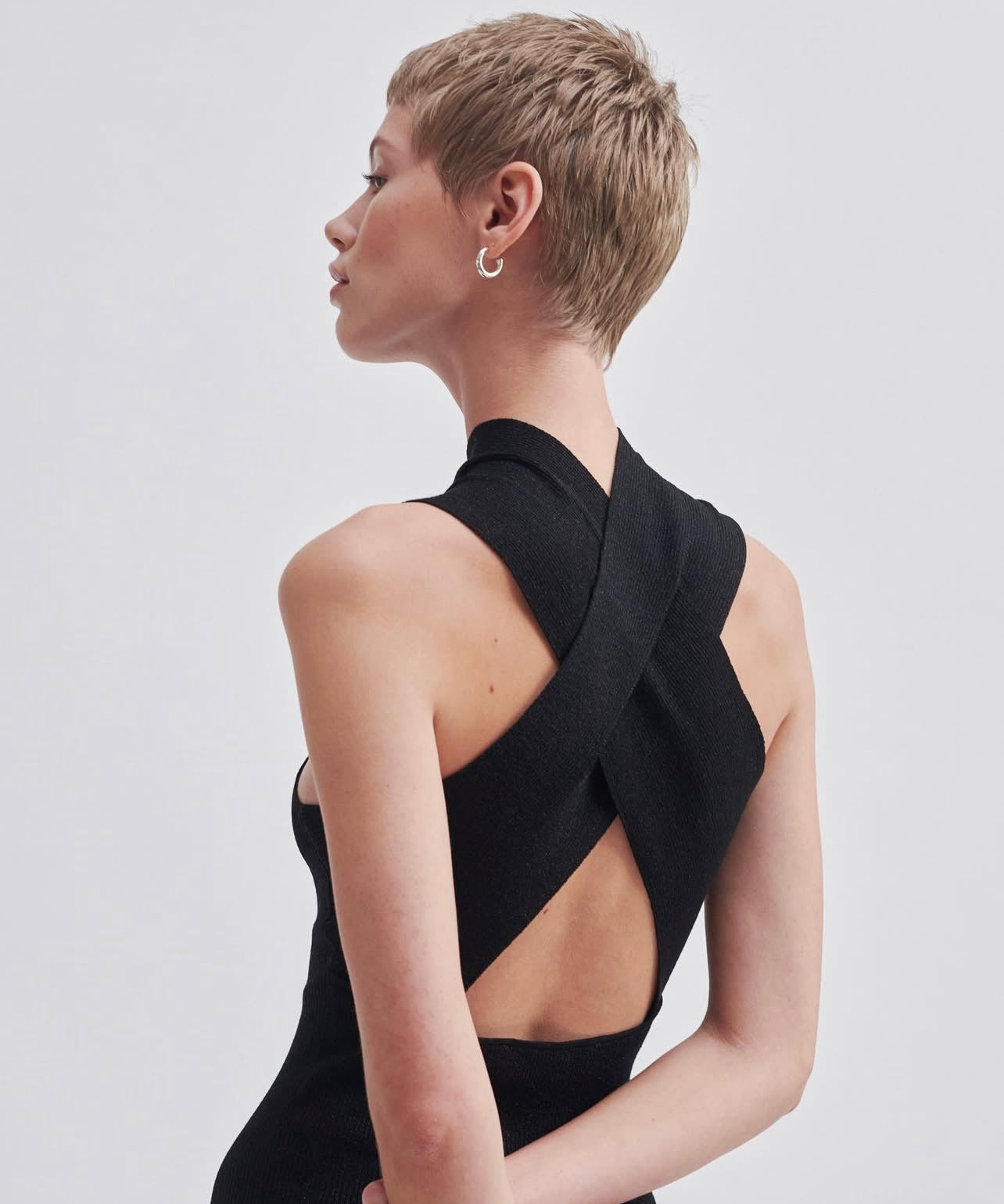 Vestido ajustado en viscosa