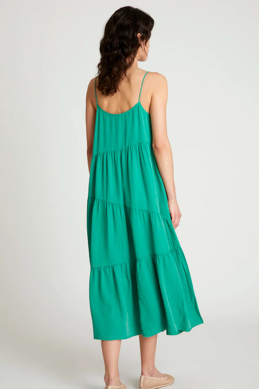 Vestido largo verde
