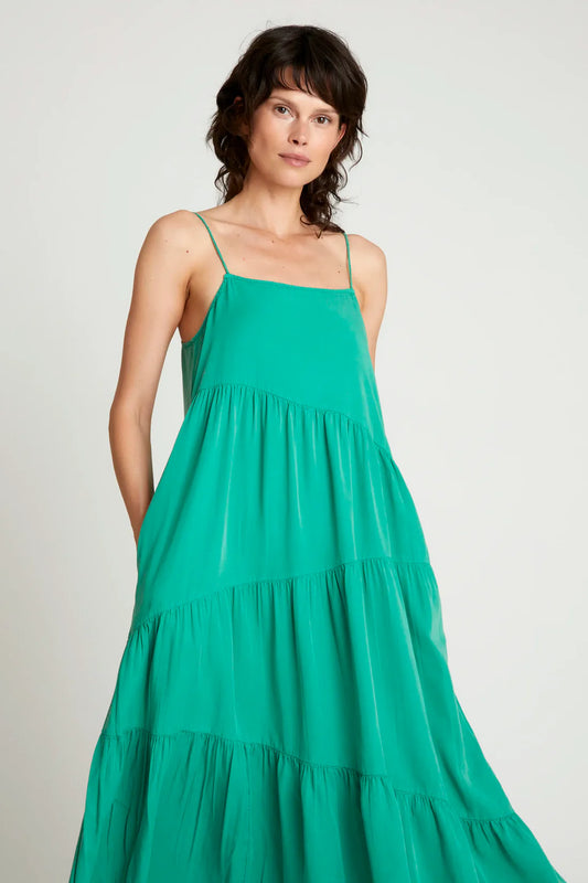 Vestido largo verde
