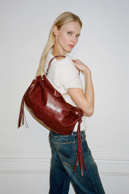 Bolso Iris color burdeos  - SILFEN STUDIO
