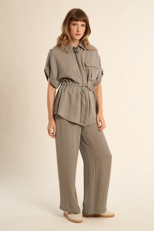 PANTALON FLUIDO BEIGE