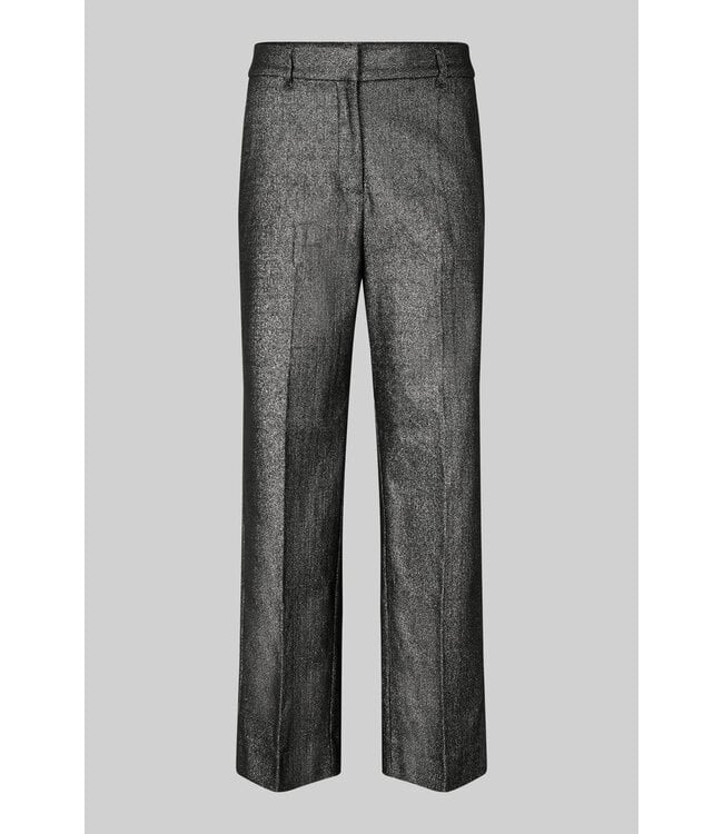 Rave Trousers Black Silver - SECOND FEMALE