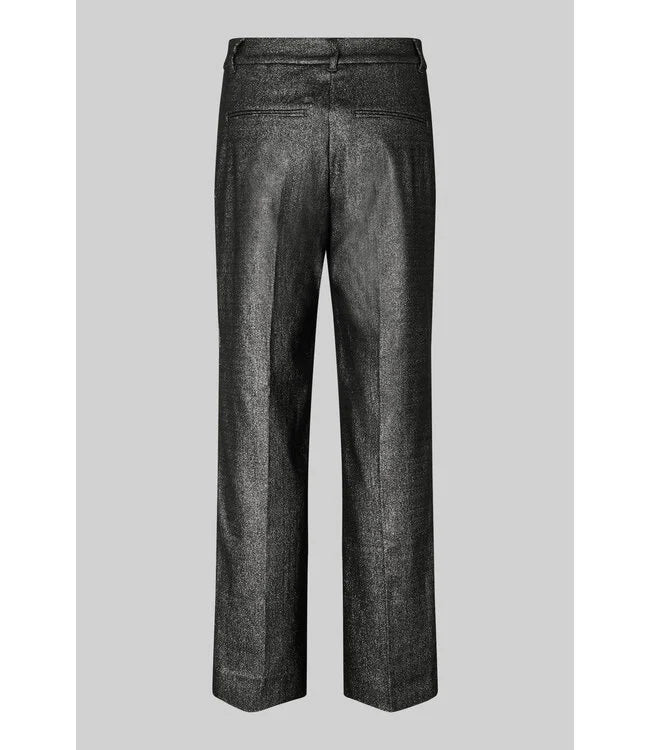 Rave Trousers Black Silver - SECOND FEMALE
